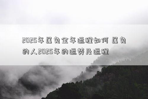 2025年属兔全年运程如何 属兔的人2025年的运势及运程