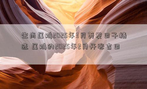 生肖属鸡2025年3月剪发日子精选 属鸡的2025年2月开张吉日