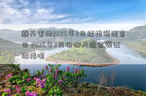 避开害猪2025年3月结婚领证吉日 2025年3月份哪天适合领证结婚呢