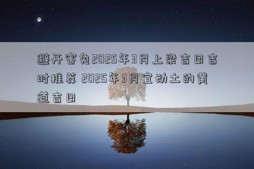 避开害兔2025年3月上梁吉日吉时推荐 2025年3月宜动土的黄道吉日