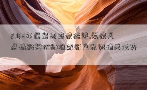 2025年属鼠男感情运势,爱情风暴情路起伏精准解析属鼠男情感运势