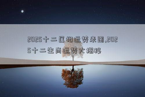 2025十二属相运势表图,2025十二生肖运势大揭秘